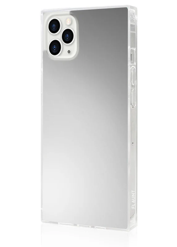 SQUARE® Metallic Silver Mirror iPhone Case - Image 22