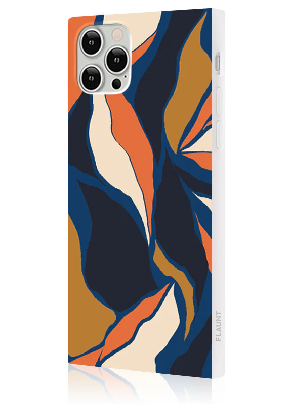 SQUARE® Navy Blossom iPhone Case - Image 10
