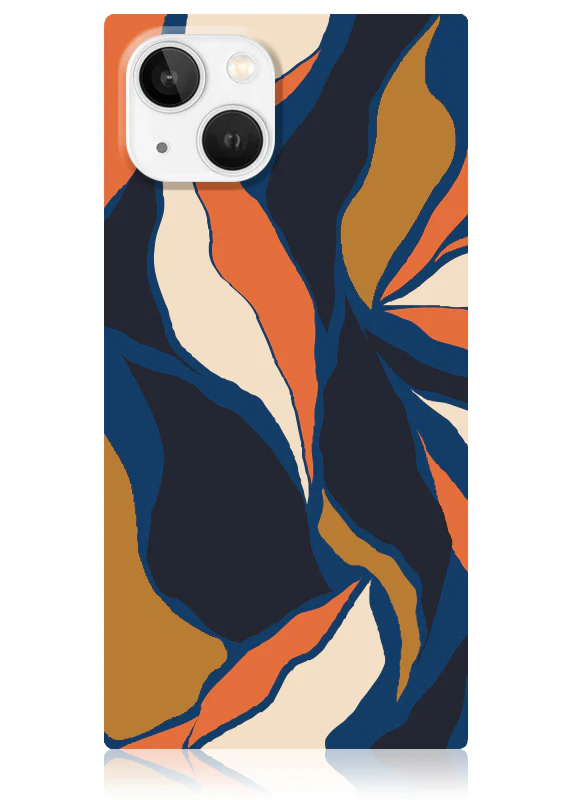 SQUARE® Navy Blossom iPhone Case - Image 11