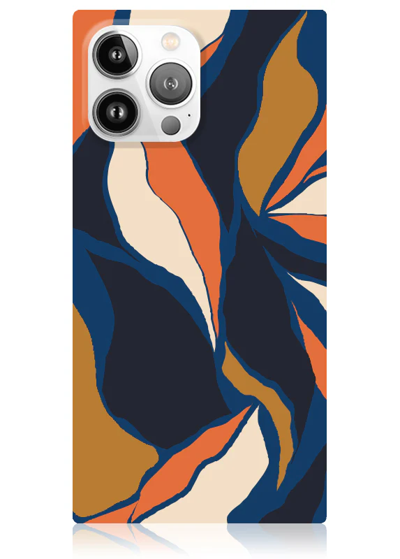 SQUARE® Navy Blossom iPhone Case - Image 15