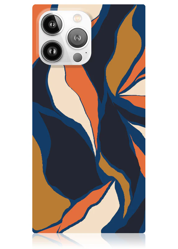 SQUARE® Navy Blossom iPhone Case - Image 19