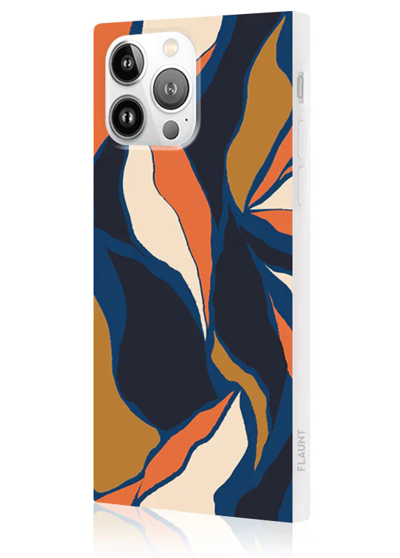 SQUARE® Navy Blossom iPhone Case - Image 24