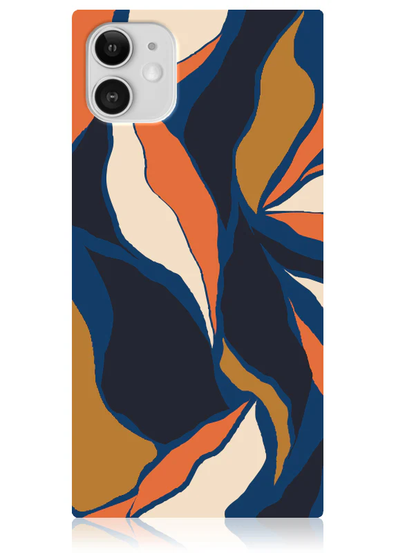 SQUARE® Navy Blossom iPhone Case - Image 5