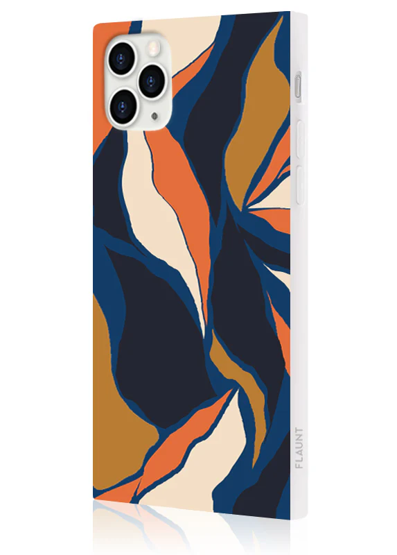 SQUARE® Navy Blossom iPhone Case - Image 8