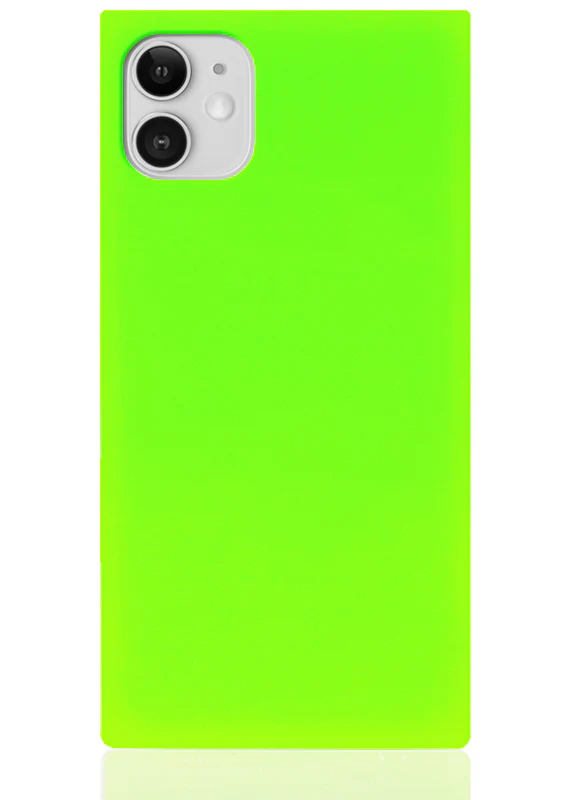 SQUARE® Neon Green iPhone Case - Image 15