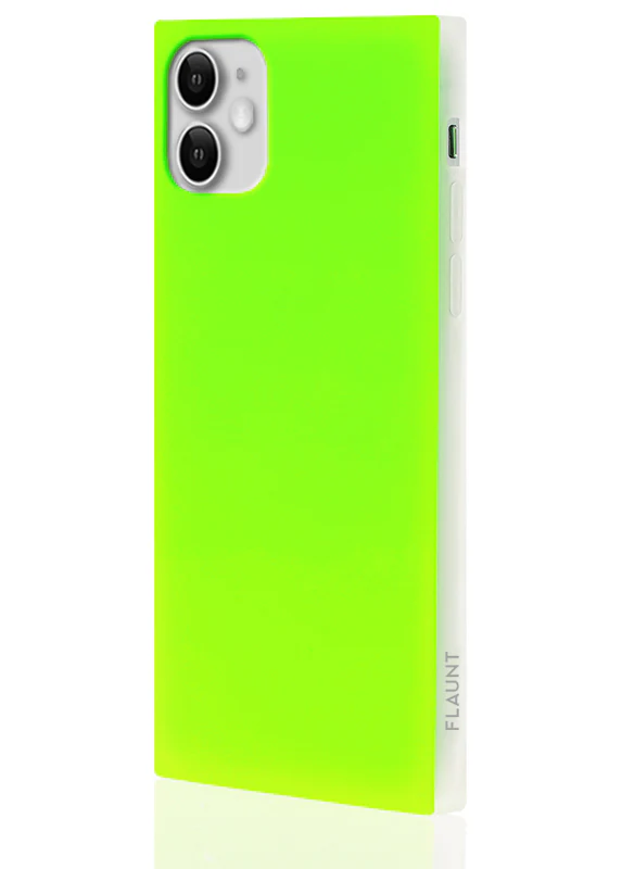 SQUARE® Neon Green iPhone Case - Image 16