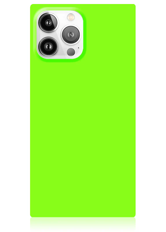 SQUARE® Neon Green iPhone Case - Image 25