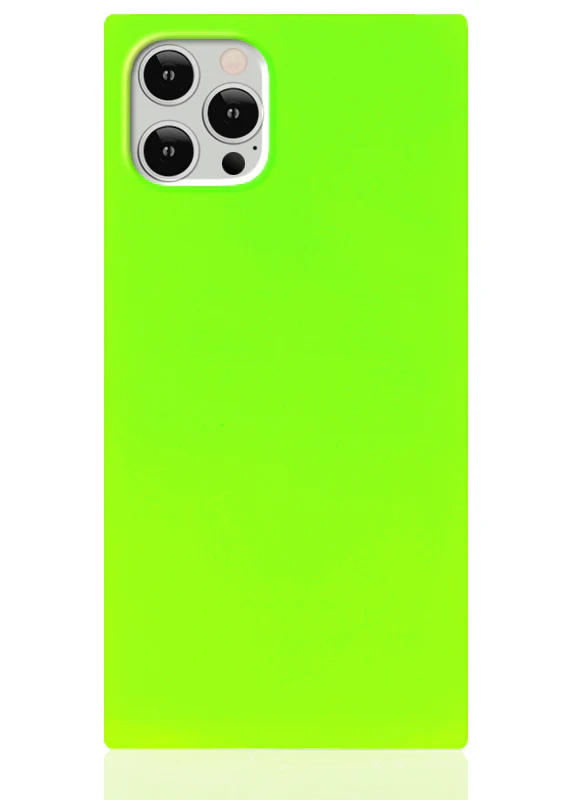 SQUARE® Neon Green iPhone Case - Image 3
