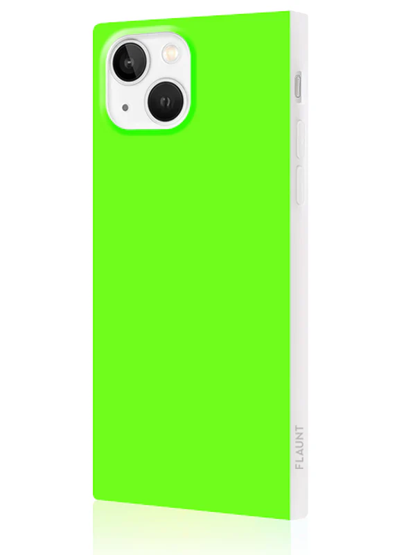 SQUARE® Neon Green iPhone Case - Image 32