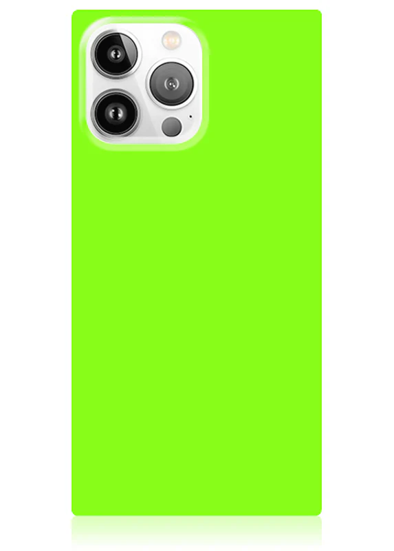 SQUARE® Neon Green iPhone Case - Image 33