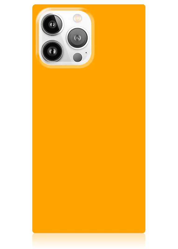 SQUARE® Neon Orange iPhone Case - Image 33