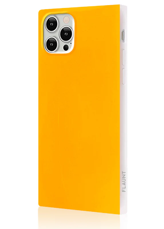 SQUARE® Neon Orange iPhone Case - Image 4