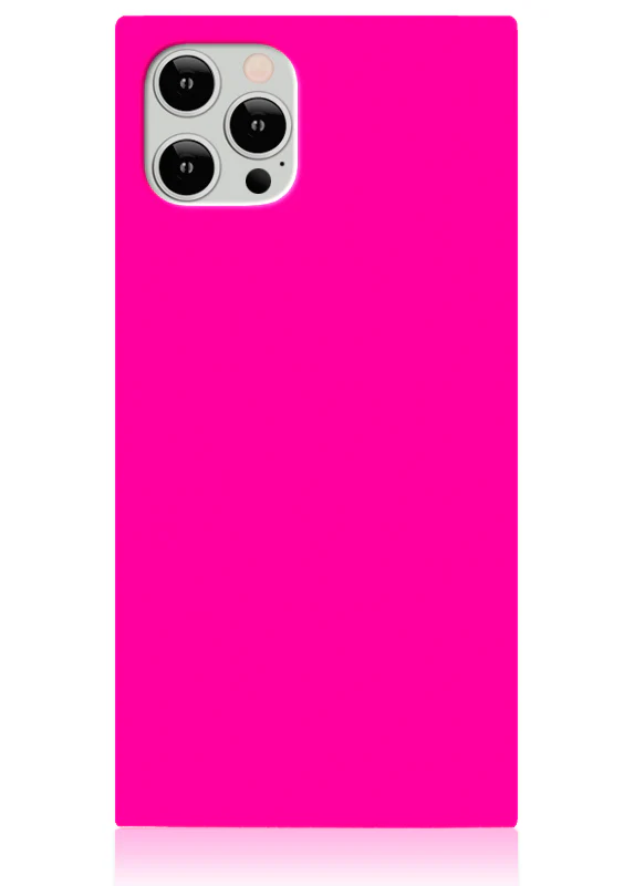 SQUARE® Neon Pink iPhone Case - Image 23