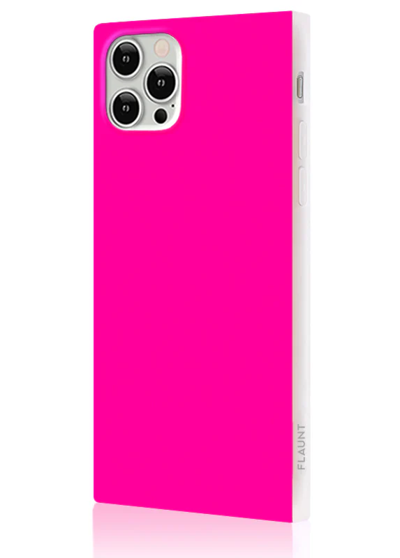 SQUARE® Neon Pink iPhone Case - Image 24