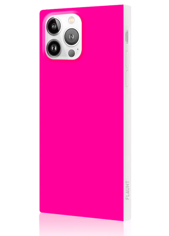 SQUARE® Neon Pink iPhone Case - Image 26