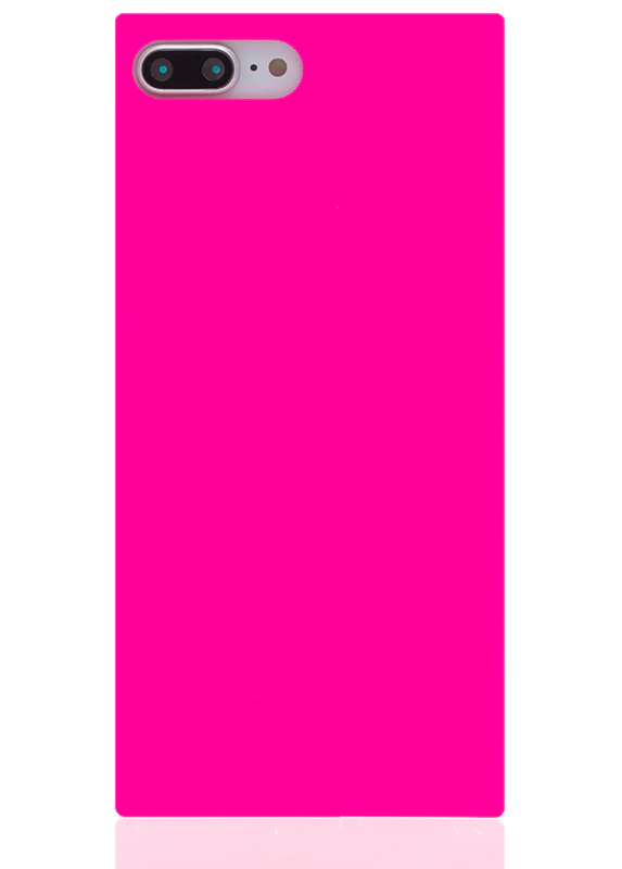 SQUARE® Neon Pink iPhone Case - Image 7