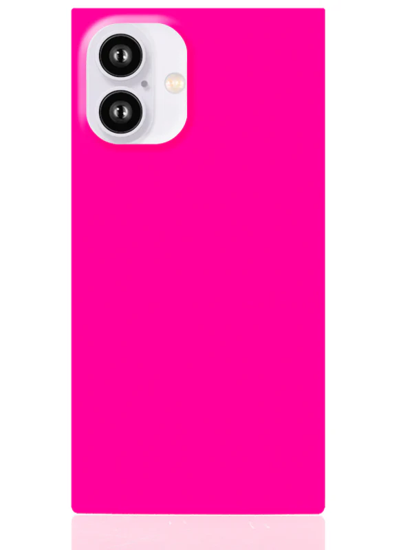 SQUARE® Neon Pink iPhone Case - Image 76