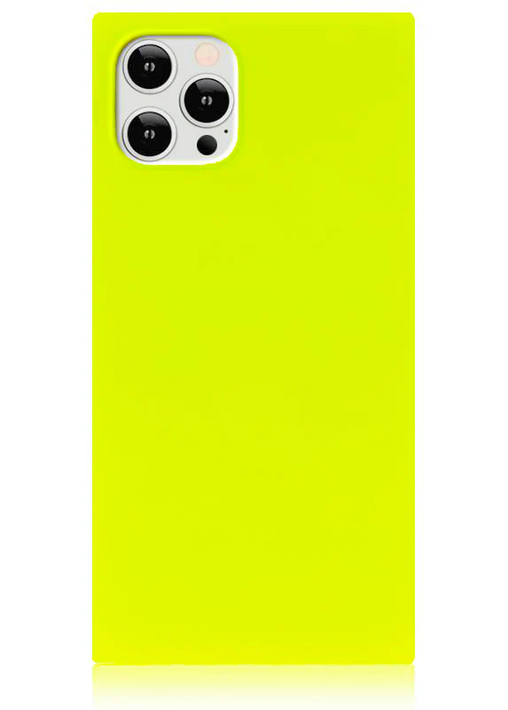 SQUARE® Neon Yellow iPhone Case - Image 3