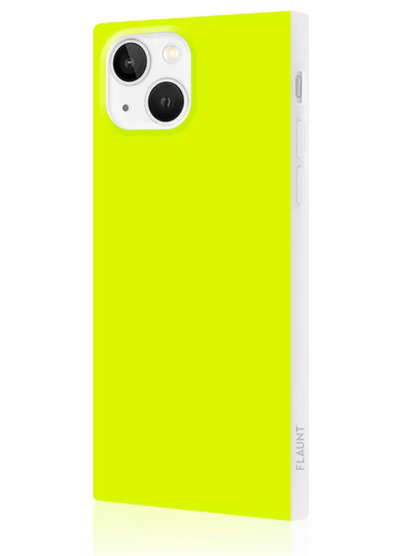 SQUARE® Neon Yellow iPhone Case - Image 30
