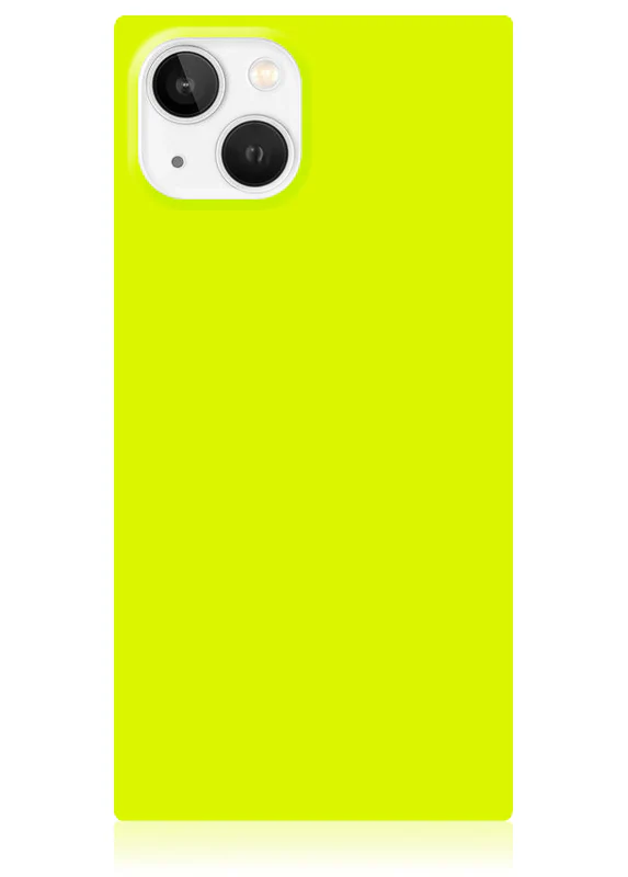 SQUARE® Neon Yellow iPhone Case - Image 43