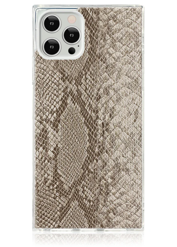 SQUARE® Nude Python Faux Leather iPhone Case - Image 23