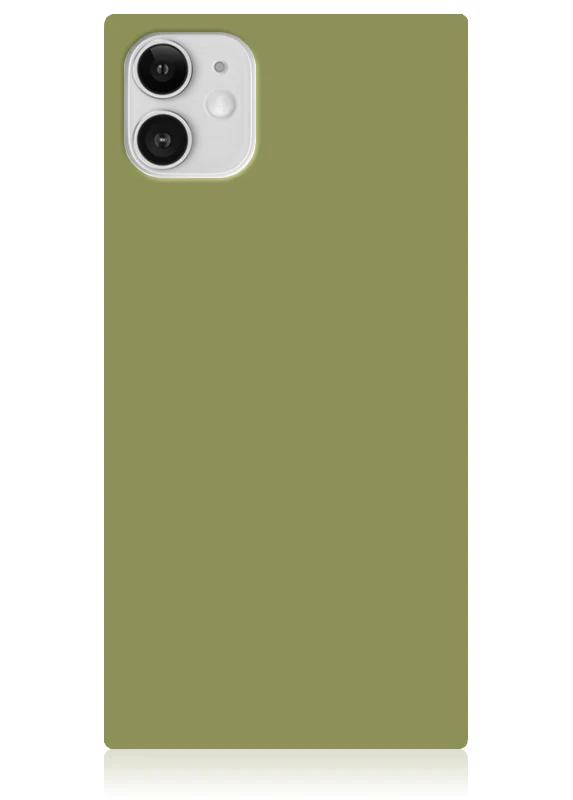 SQUARE® Olive Green iPhone Case - Image 13