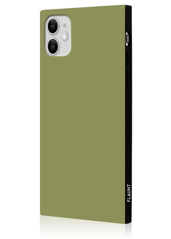 SQUARE® Olive Green iPhone Case - Image 14