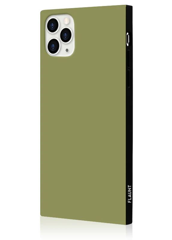 SQUARE® Olive Green iPhone Case - Image 16