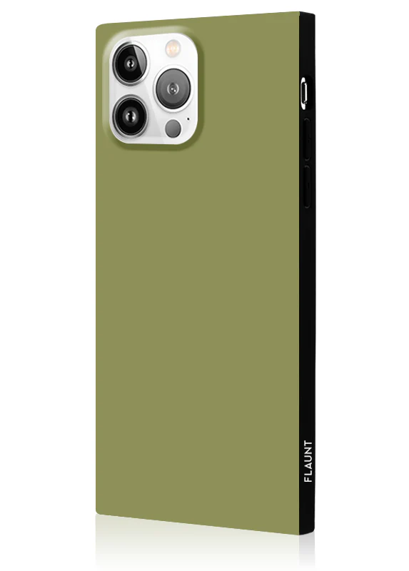SQUARE® Olive Green iPhone Case - Image 28