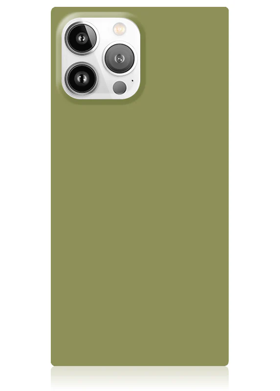 SQUARE® Olive Green iPhone Case - Image 29