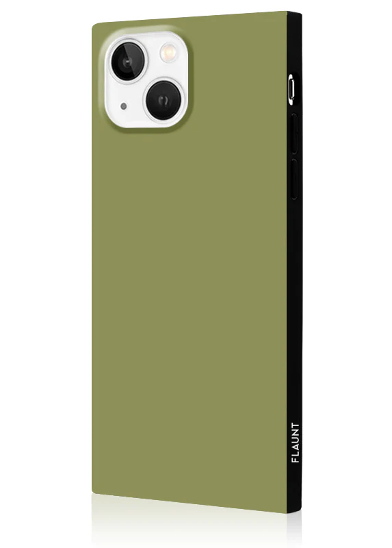 SQUARE® Olive Green iPhone Case - Image 36