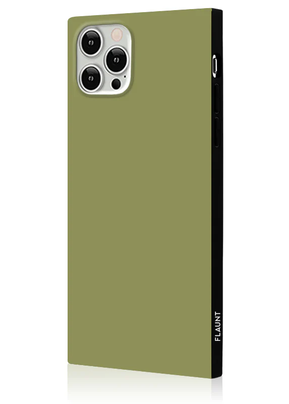 SQUARE® Olive Green iPhone Case - Image 4