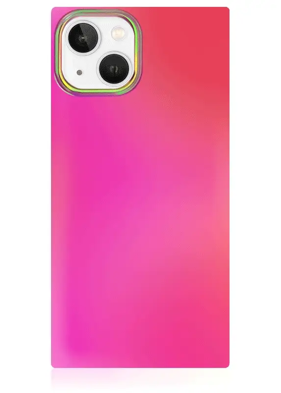 SQUARE® Pink Iridescent Satin iPhone Case - Image 11