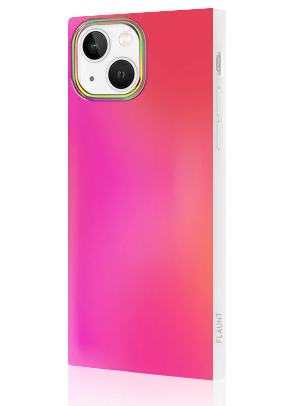 SQUARE® Pink Iridescent Satin iPhone Case - Image 12