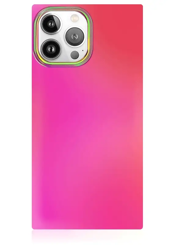 SQUARE® Pink Iridescent Satin iPhone Case - Image 21