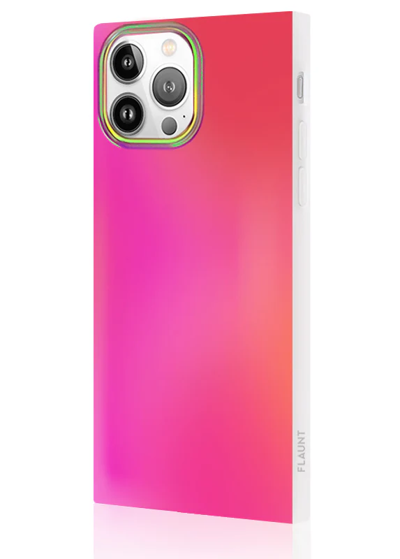 SQUARE® Pink Iridescent Satin iPhone Case - Image 24