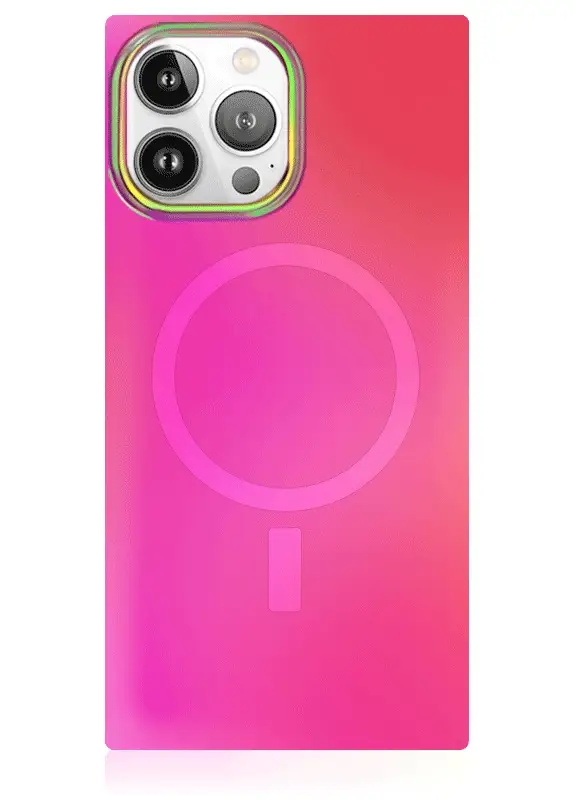 SQUARE® Pink Iridescent Satin iPhone Case - Image 43