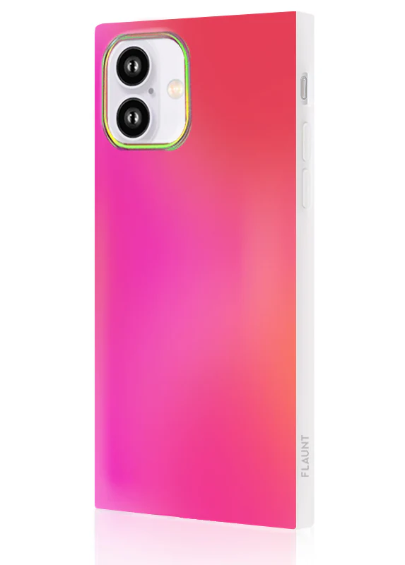 SQUARE® Pink Iridescent Satin iPhone Case - Image 56