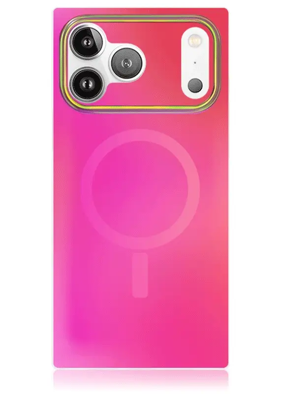 SQUARE® Pink Iridescent Satin iPhone Case - Image 57