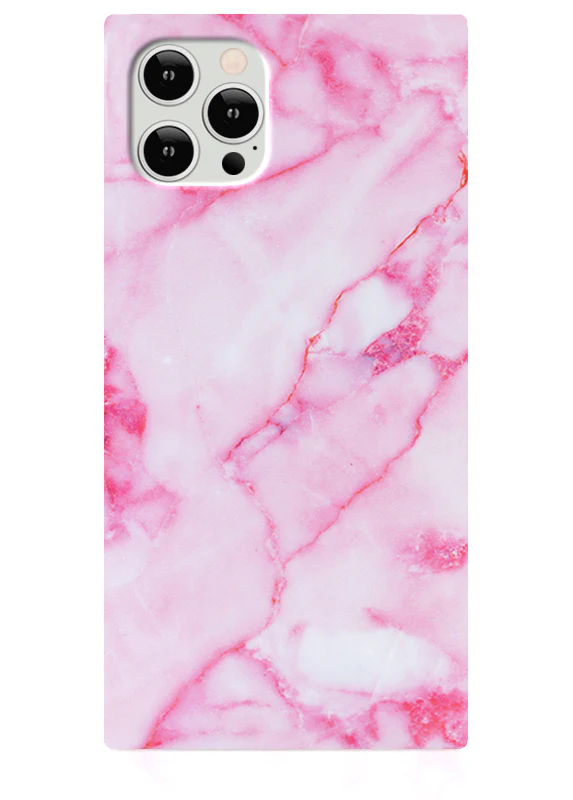 SQUARE® Pink Marble iPhone Case - Image 19