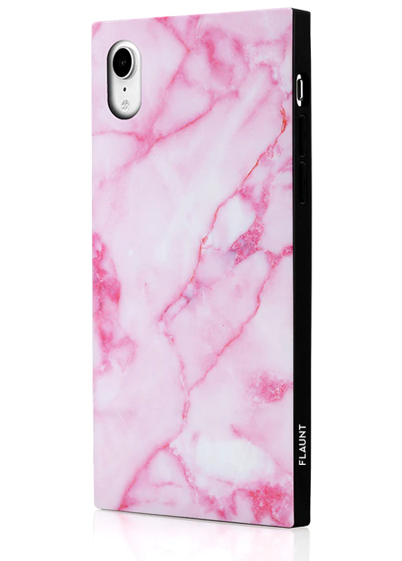 SQUARE® Pink Marble iPhone Case - Image 8