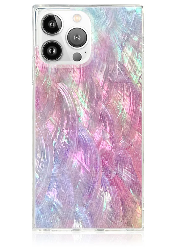 SQUARE® Pink Mother of Pearl iPhone Case - Image 27