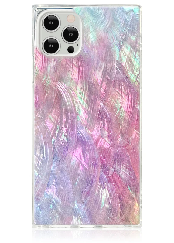 SQUARE® Pink Mother of Pearl iPhone Case - Image 3