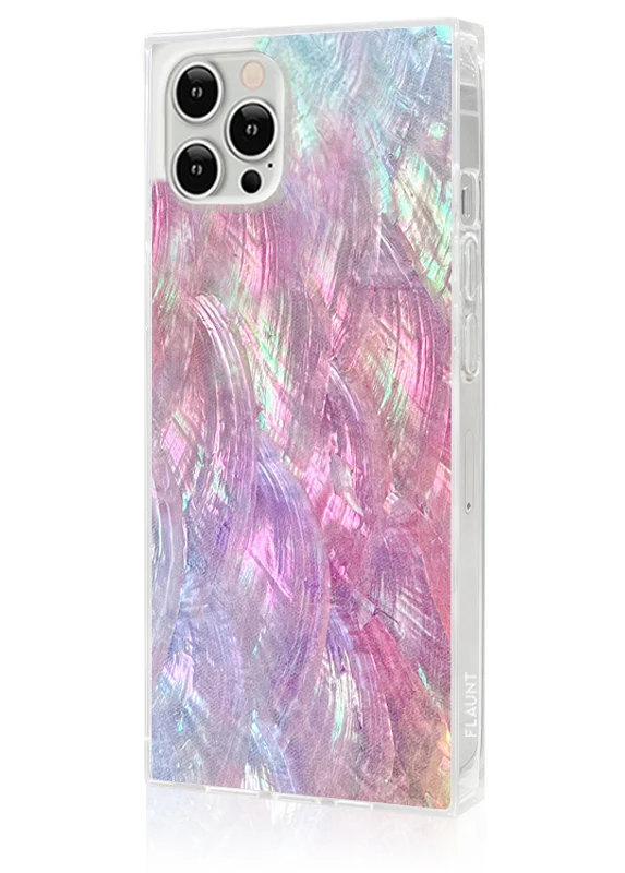 SQUARE® Pink Mother of Pearl iPhone Case - Image 4