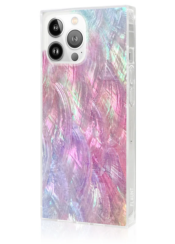 SQUARE® Pink Mother of Pearl iPhone Case - Image 52