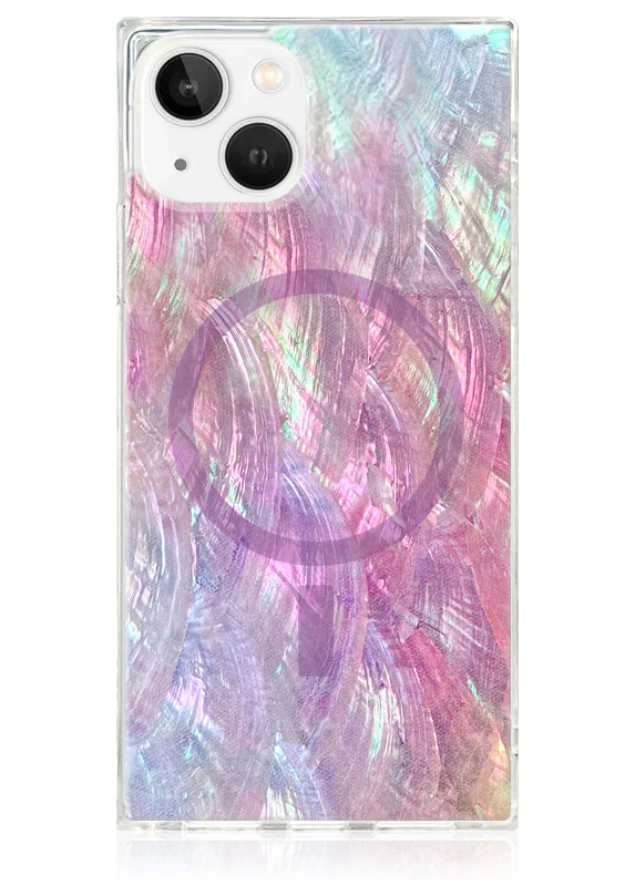 SQUARE® Pink Mother of Pearl iPhone Case - Image 59