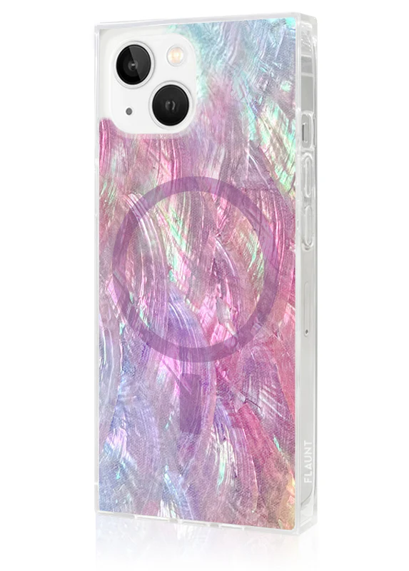 SQUARE® Pink Mother of Pearl iPhone Case - Image 60
