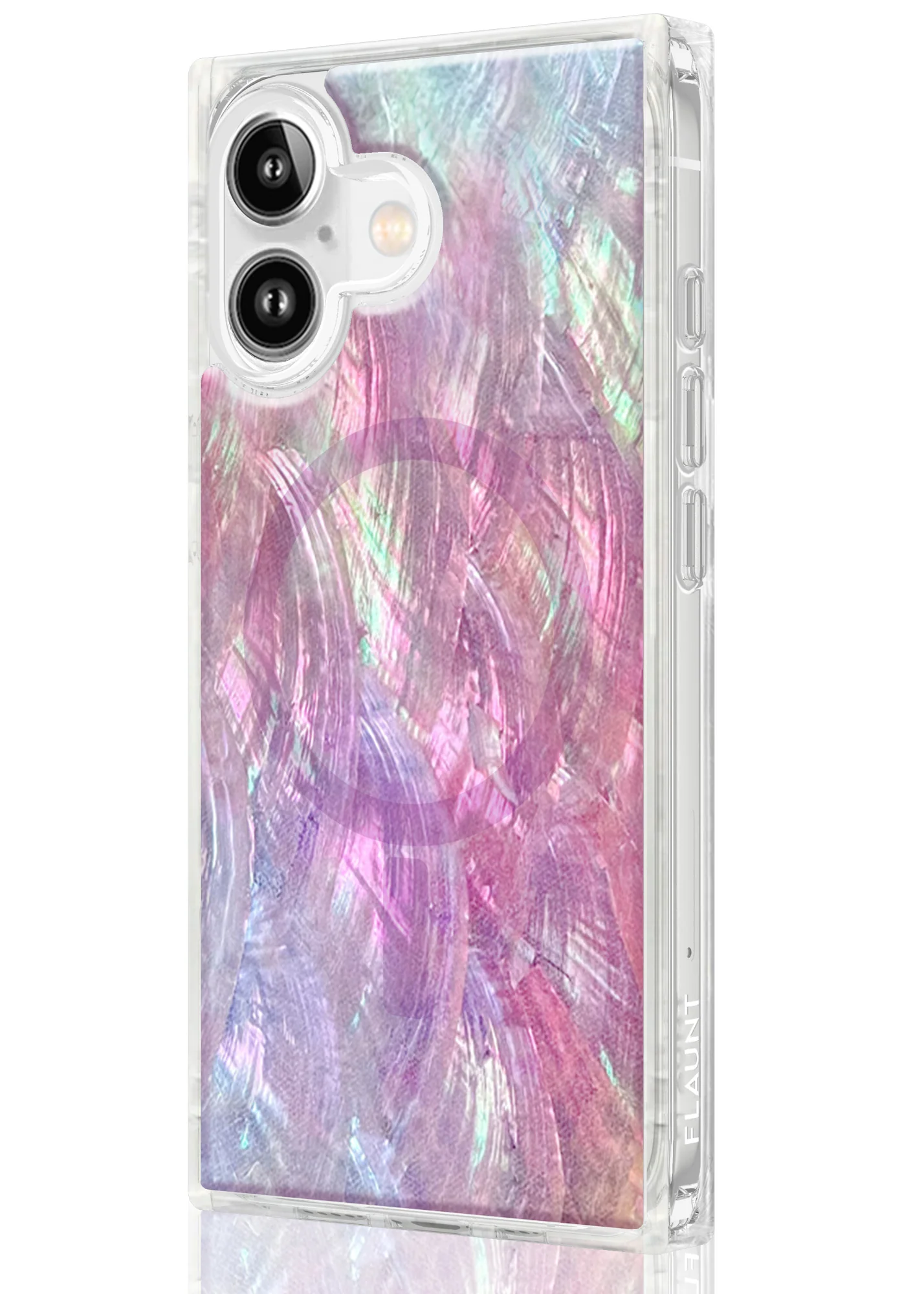 SQUARE® Pink Mother of Pearl iPhone Case - Image 62
