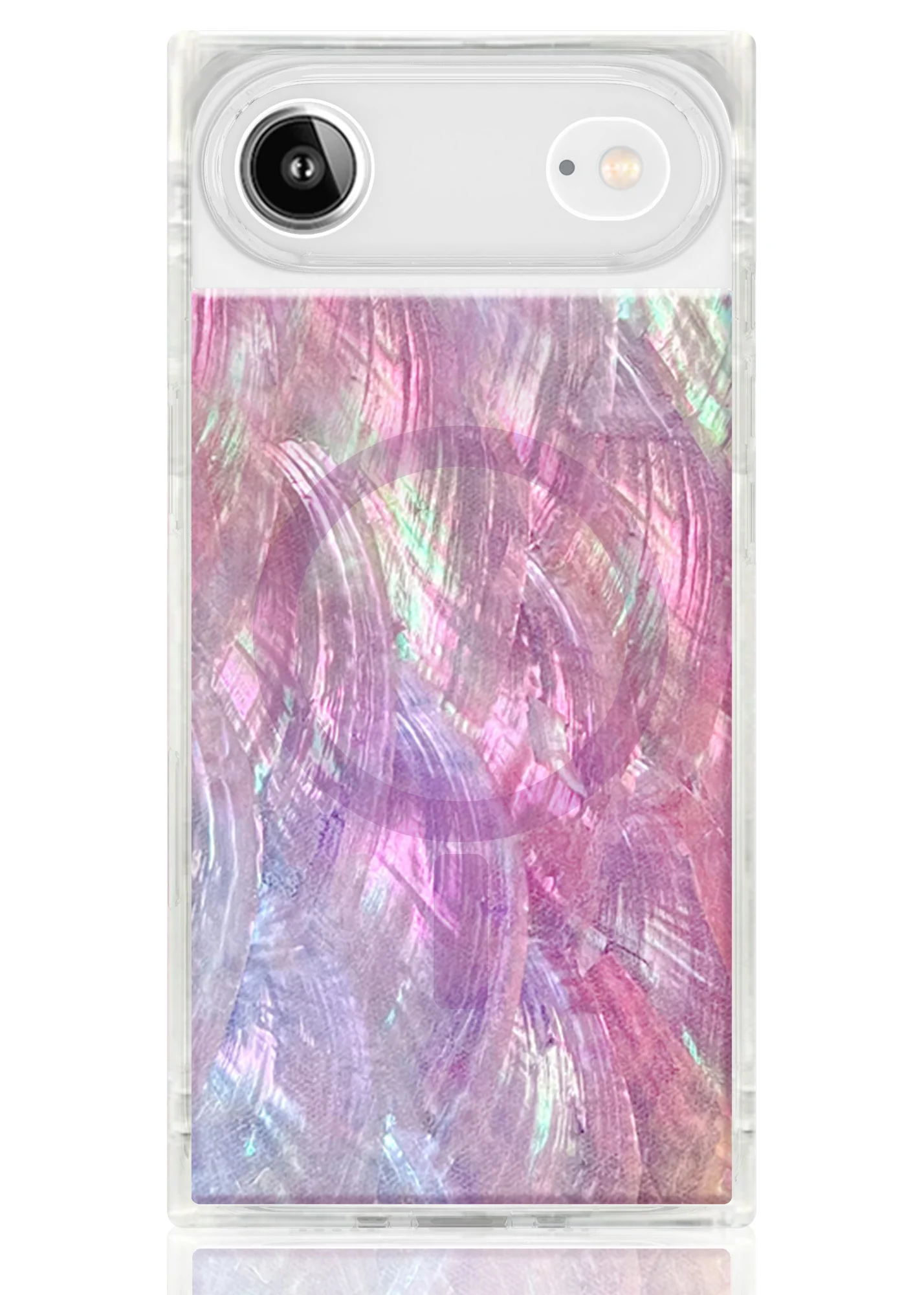 SQUARE® Pink Mother of Pearl iPhone Case - Image 67