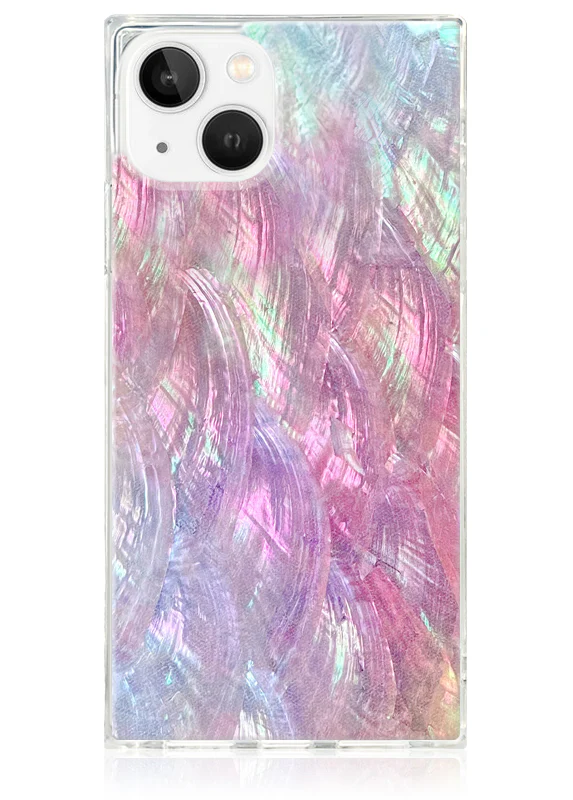 SQUARE® Pink Mother of Pearl iPhone Case - Image 9